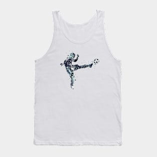 Boy Soccer Player Volley Shot Tank Top